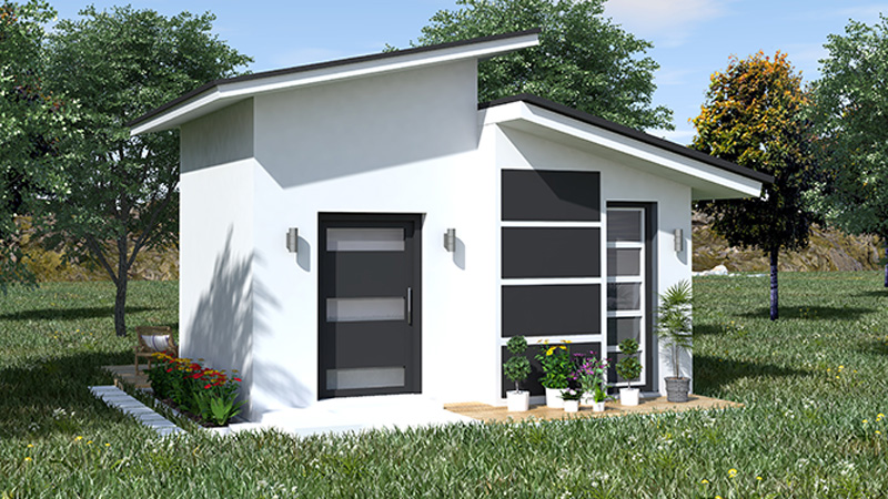 Modern interior design and finishing for secondary unit rental