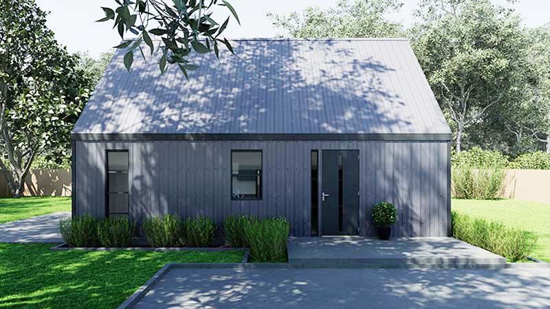 Modern Backyard Tiny Home Construction Burlington