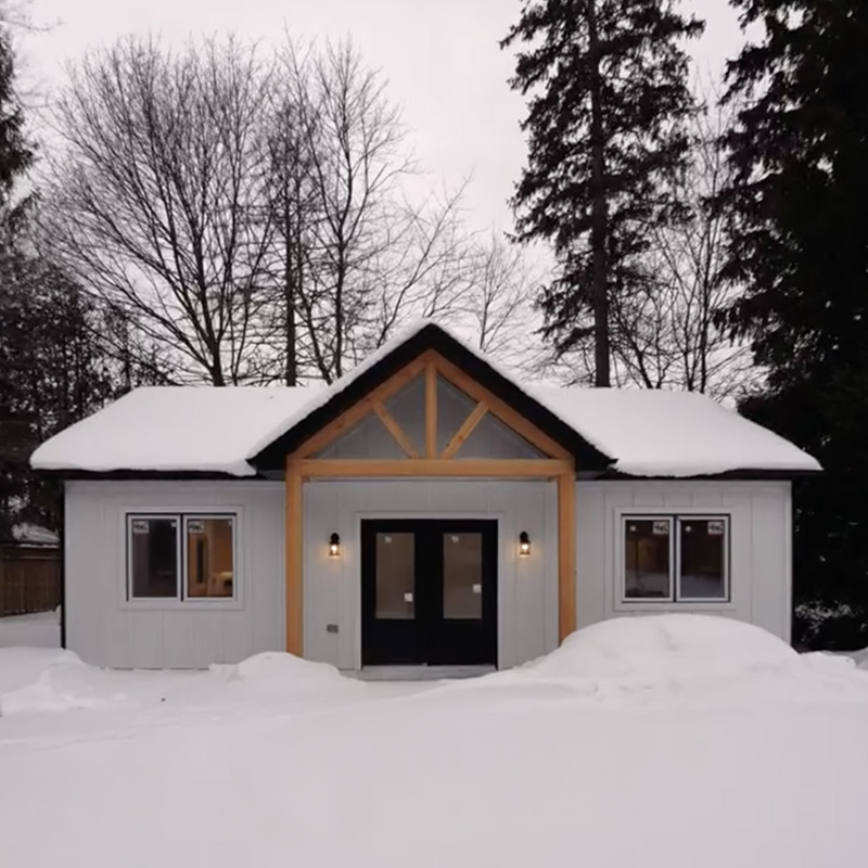 Custom Detached Garden Suite Build in Hamilton